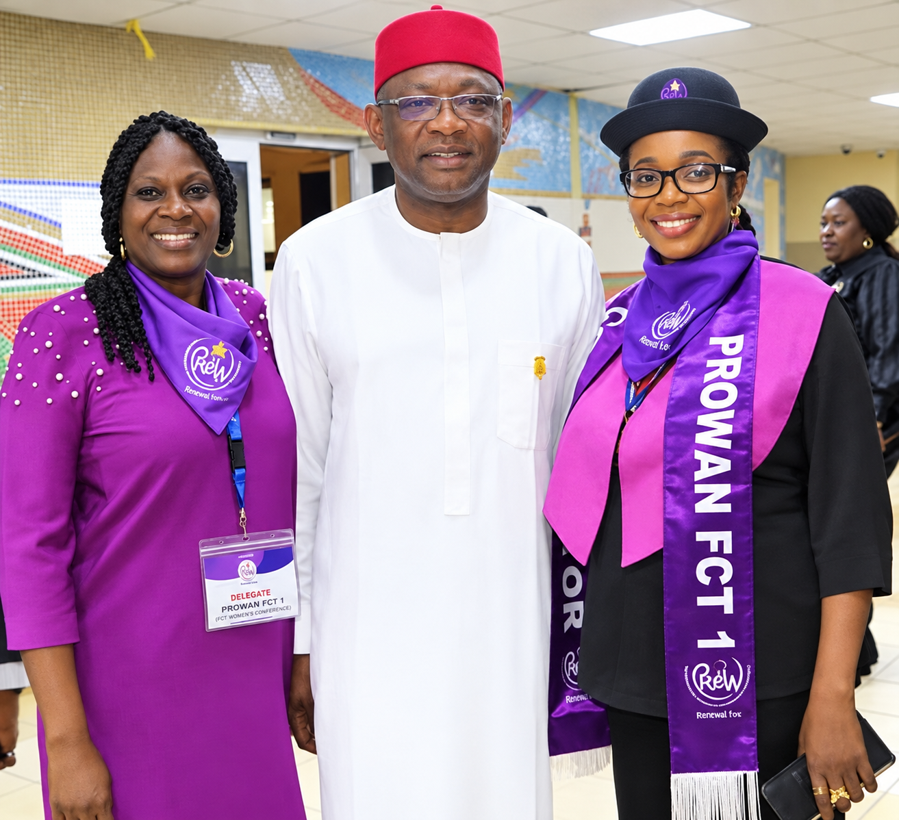The Team lead along side PROWAN representatives.